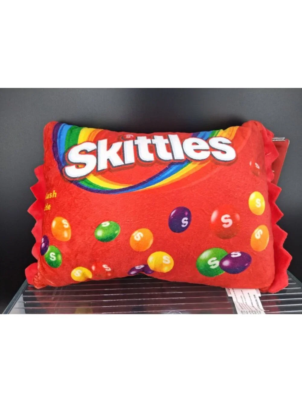 Skittles Candy-Themed Pillow Plush Toy With Colorful Design